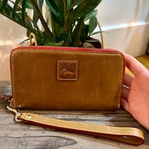 Vintage Camel Dooney & Bourke Wristlet